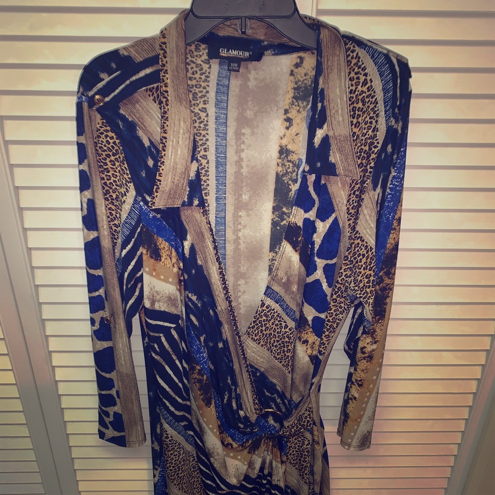 Glamour multi color dress